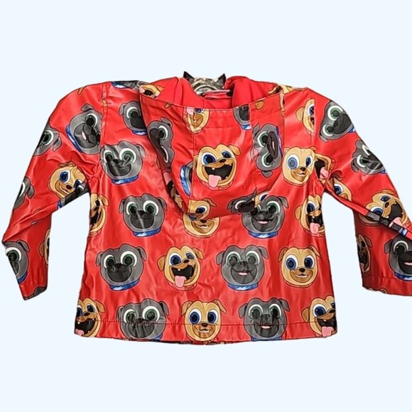 Disney Collection Puppy Dog Pals Bingo Rolly Rain Coat Jacket 3 Toddler boy girl - Picture 2 of 15